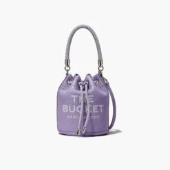 Marc Jacobs The Leather Bucket Bag COTTON/SILVER