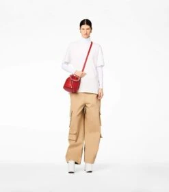 Marc Jacobs The Leather Bucket Bag TRUE RED -Marc Jacobs MJI H652L01PF22 617 F8F8F8 1 1 ALT1