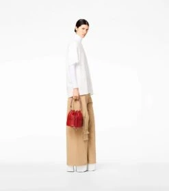 Marc Jacobs The Leather Bucket Bag TRUE RED -Marc Jacobs MJI H652L01PF22 617 F8F8F8 1 1 ALT4