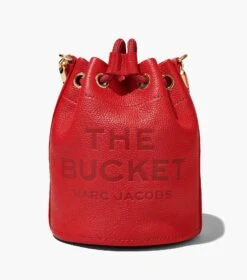 Marc Jacobs The Leather Bucket Bag TRUE RED -Marc Jacobs MJI H652L01PF22 617 F8F8F8 1 1 ALT6