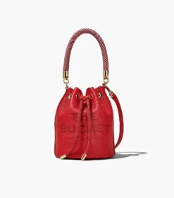 Marc Jacobs The Leather Bucket Bag TRUE RED -Marc Jacobs MJI H652L01PF22 617 F8F8F8 1 1 MAIN 5