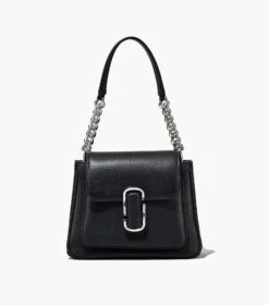 Marc Jacobs The J Marc Chain Mini Satchel BLACK/SILVER -Marc Jacobs MJI H708L01RE22 053 F8F8F8 1 1 ALT2