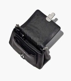 Marc Jacobs The J Marc Chain Satchel BLACK/SILVER -Marc Jacobs MJI H709L01RE22 053 F8F8F8 1 1 ALT5