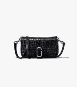 Marc Jacobs The Croc-Embossed J Marc Mini Bag BLACK -Marc Jacobs MJI H907L01RE22 001 F8F8F8 1 1 ALT4