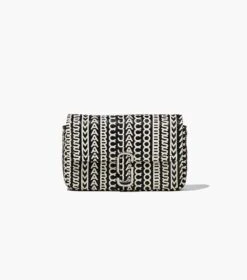 Marc Jacobs The Monogram Leather J Marc Mini Bag BLACK/WHITE -Marc Jacobs MJI H965L03FA22 005 F8F8F8 1 1 ALT6