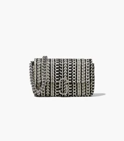 Marc Jacobs The Monogram Leather J Marc Mini Bag BLACK/WHITE -Marc Jacobs MJI H965L03FA22 005 F8F8F8 1 1 MAIN 2