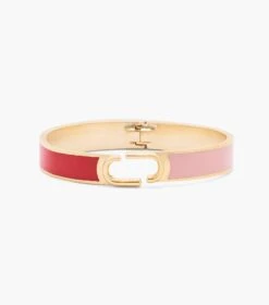 Marc Jacobs The J Marc Hinge Bangle TRUE RED MULTI/GOLD -Marc Jacobs MJI J103MT8PF22 949 F8F8F8 1 1 MAIN 1