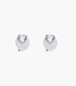 Marc Jacobs The Charmed Heart Stud Earrings CRYSTAL/SILVER -Marc Jacobs MJI J205MT4RE22 980 F8F8F8 1 1 ALT4
