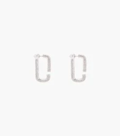 Marc Jacobs The J Marc Crystal Hoops CRYSTAL/SILVER -Marc Jacobs MJI J206MT2RE22 980 F8F8F8 1 1 ALT2