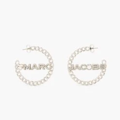 Marc Jacobs The Charmed Chain Hoops CRYSTAL/SILVER