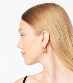 Marc Jacobs The J Marc Colorblock Flat Hoops TRUE RED MULTI/GOLD -Marc Jacobs MJI J208MT2RE22 949 F8F8F8 1 1 ALT1