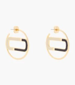 Marc Jacobs The J Marc Colorblock Hoops BLACK MULTI/GOLD -Marc Jacobs MJI J210MT2RE22 988 F8F8F8 1 1 MAIN 2