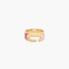 Marc Jacobs The J Marc Colorblock Ring TRUE RED MULTI/GOLD