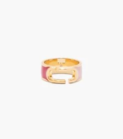 Marc Jacobs The J Marc Colorblock Ring TRUE RED MULTI/GOLD -Marc Jacobs MJI J401MT2RE22 949 F8F8F8 1 1 MAIN 2