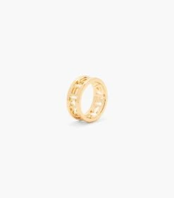 Marc Jacobs The Monogram Ring GOLD -Marc Jacobs MJI J403MT1RE22 710 F8F8F8 1 1 ALT3