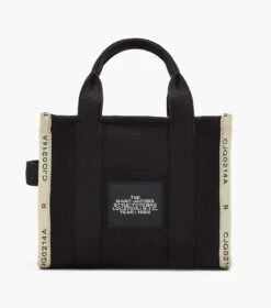 Marc Jacobs The Jacquard Small Tote Bag BLACK -Marc Jacobs MJI M0017025 001 F8F8F8 1 1 ALT2