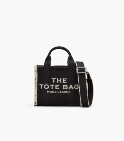 Marc Jacobs The Jacquard Small Tote Bag BLACK -Marc Jacobs MJI M0017025 001 F8F8F8 1 1 MAIN 1
