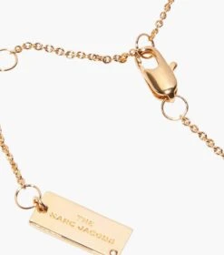 Marc Jacobs The Medallion Pendant CREAM/GOLD -Marc Jacobs MJI M0017166 108 F8F8F8 1 1 ALT6