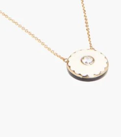 Marc Jacobs The Medallion Pendant CREAM/GOLD -Marc Jacobs MJI M0017166 108 F8F8F8 1 1 MAIN 1
