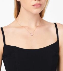 Marc Jacobs The Medallion Pendant SAND/ROSE GOLD -Marc Jacobs MJI M0017166 277 F8F8F8 1 1 ALT1