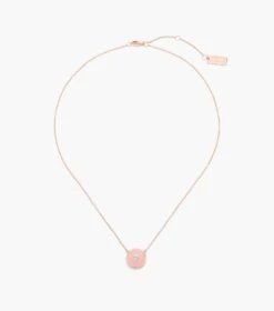 Marc Jacobs The Medallion Pendant SAND/ROSE GOLD -Marc Jacobs MJI M0017166 277 F8F8F8 1 1 ALT3