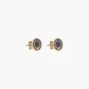 Marc Jacobs The Medallion Studs BLACK/GOLD