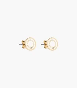 Marc Jacobs The Medallion Studs CREAM -Marc Jacobs MJI M0017169 106 F8F8F8 1 1 MAIN 1
