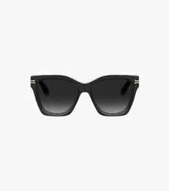 Marc Jacobs Icon Edge Oversized Square Sunglasses BLACK -Marc Jacobs MJI M8000814 001 F8F8F8 1 1 ALT2