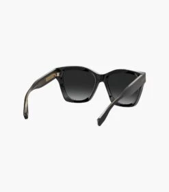 Marc Jacobs Icon Edge Oversized Square Sunglasses BLACK -Marc Jacobs MJI M8000814 001 F8F8F8 1 1 ALT3