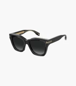 Marc Jacobs Icon Edge Oversized Square Sunglasses BLACK -Marc Jacobs MJI M8000814 001 F8F8F8 1 1 MAIN 2
