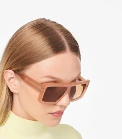 Marc Jacobs Icon Rectangular Sunglasses NUDE -Marc Jacobs MJI M8000827 262 F8F8F8 1 1 ALT3