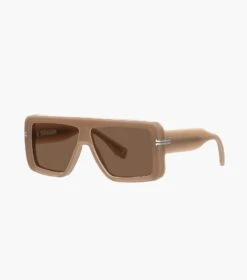 Marc Jacobs Icon Rectangular Sunglasses NUDE -Marc Jacobs MJI M8000827 262 F8F8F8 1 1 MAIN 2