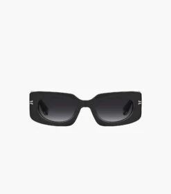Marc Jacobs Icon Rectangular Sunglasses BLACK -Marc Jacobs MJI M8000833 001 F8F8F8 1 1 ALT4