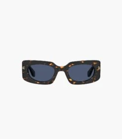 Marc Jacobs Icon Rectangular Sunglasses HAVANA -Marc Jacobs MJI M8000833 215 F8F8F8 1 1 ALT4