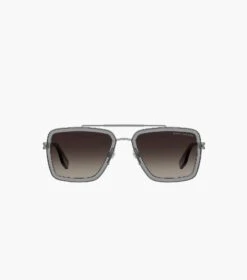 Marc Jacobs Icon Square Pilot Sunglasses GREY -Marc Jacobs MJI M8000835 020 F8F8F8 1 1 ALT4
