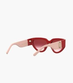 Marc Jacobs J Marc Cat Eye Sunglasses RED -Marc Jacobs MJI M8000837 600 F8F8F8 1 1 ALT2