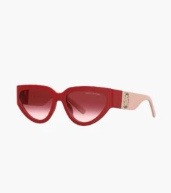 Marc Jacobs J Marc Cat Eye Sunglasses RED -Marc Jacobs MJI M8000837 600 F8F8F8 1 1 MAIN 1