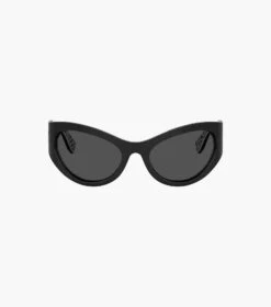 Marc Jacobs The Icon Wrapped Sunglasses BLACK -Marc Jacobs MJI M8000842 001 F8F8F8 1 1 ALT3