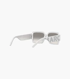 Marc Jacobs The Square Mirrored Sunglasses WHITE/GREY -Marc Jacobs MJI M8000850 057 F8F8F8 1 1 ALT4
