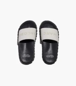 Marc Jacobs The Leather Slide COTTON WHITE -Marc Jacobs MJI M9002407 140 F8F8F8 1 1 ALT4