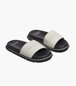 Marc Jacobs The Leather Slide COTTON WHITE -Marc Jacobs MJI M9002407 140 F8F8F8 1 1 MAIN 1