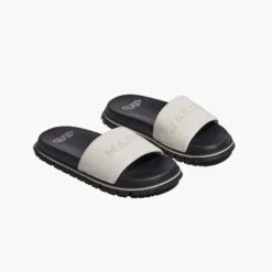 Marc Jacobs The Leather Slide BLACK -Marc Jacobs MJI M9002407 140 F8F8F8 1 1 MAIN 2