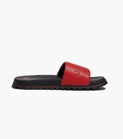 Marc Jacobs The Leather Slide RED -Marc Jacobs MJI M9002407 600 F8F8F8 1 1 ALT3