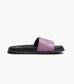Marc Jacobs The Leather Slide LILAS -Marc Jacobs MJI M9002407 993 F8F8F8 1 1 ALT3