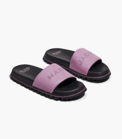 Marc Jacobs The Leather Slide LILAS -Marc Jacobs MJI M9002407 993 F8F8F8 1 1 MAIN 4