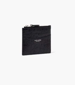 Marc Jacobs The Slim 84 Croc-Embossed Zip Card Case BLACK -Marc Jacobs MJI S107L01RE22 001 F8F8F8 1 1 ALT2