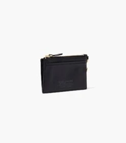 Marc Jacobs The Leather Top Zip Wristlet BLACK -Marc Jacobs MJI S125L01RE22 001 F8F8F8 1 1 ALT2