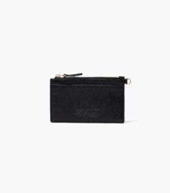 Marc Jacobs The Leather Top Zip Wristlet BLACK -Marc Jacobs MJI S125L01RE22 001 F8F8F8 1 1 ALT3