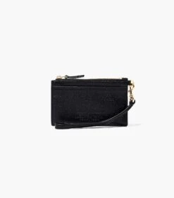 Marc Jacobs The Leather Top Zip Wristlet BLACK -Marc Jacobs MJI S125L01RE22 001 F8F8F8 1 1 MAIN 4