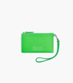 Marc Jacobs The Leather Top Zip Wristlet APPLE -Marc Jacobs MJI S125L01RE22 348 F8F8F8 1 1 MAIN 2